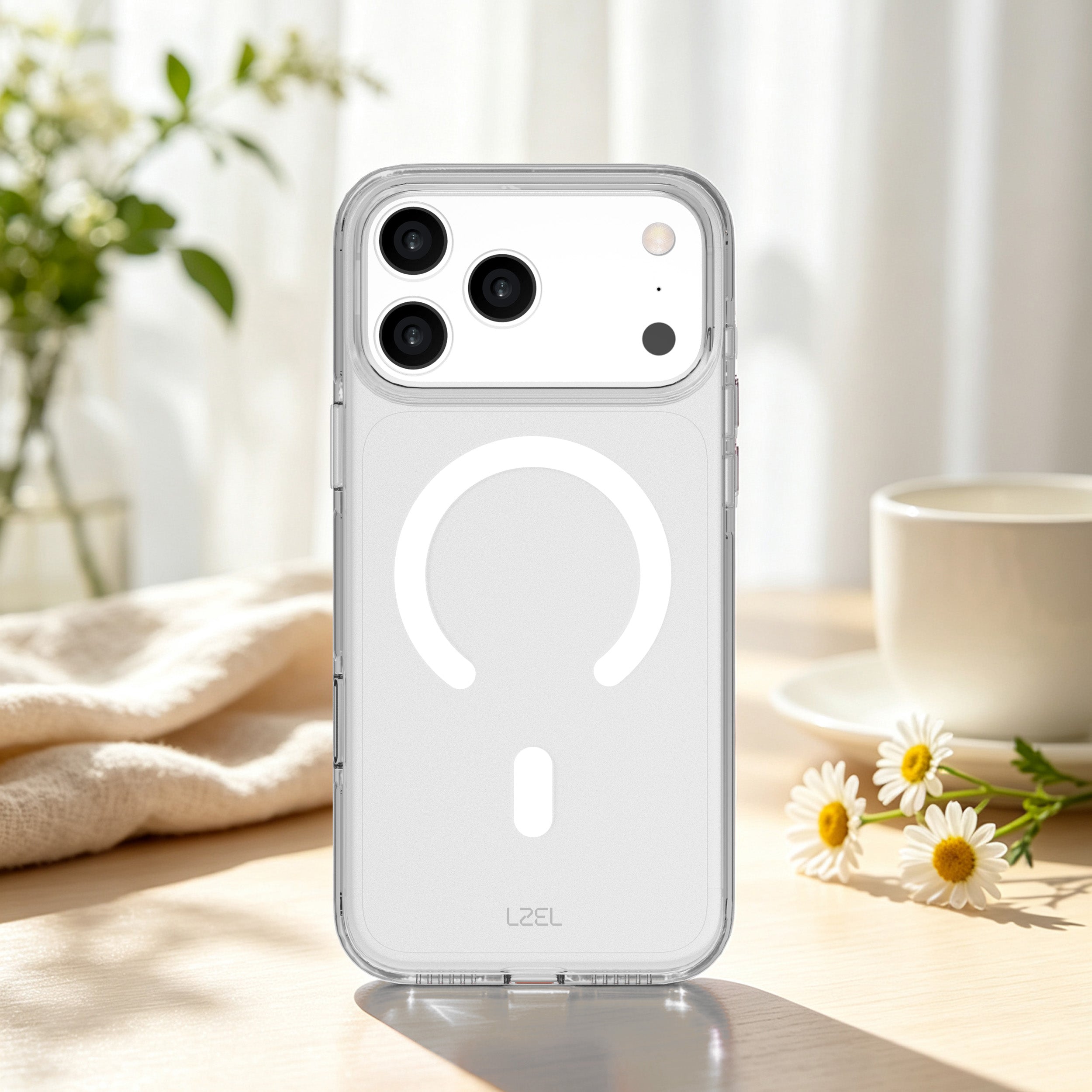 LZEL NEXOMAG Clear MagSafe Case with Enhanced Edge Protection for iPhone 18 Pro & 18 Pro Max - Image 2
